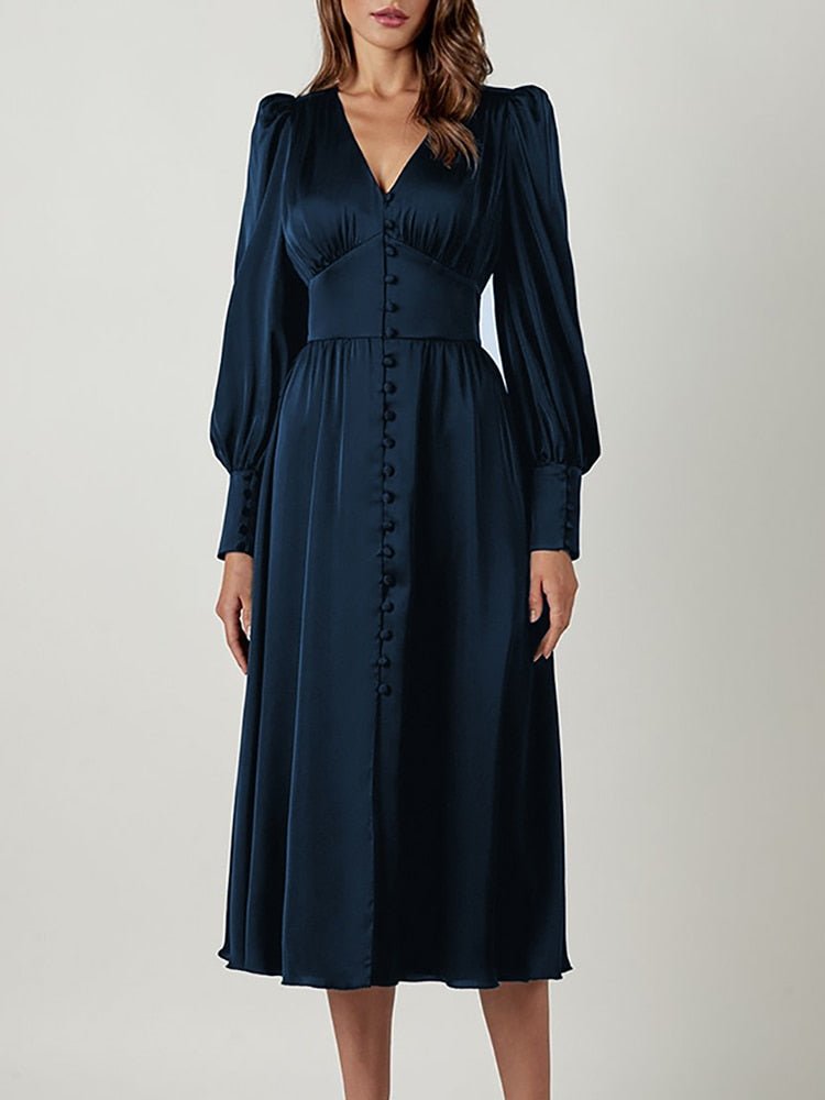 Vestido Midi de Festa - Vennanci