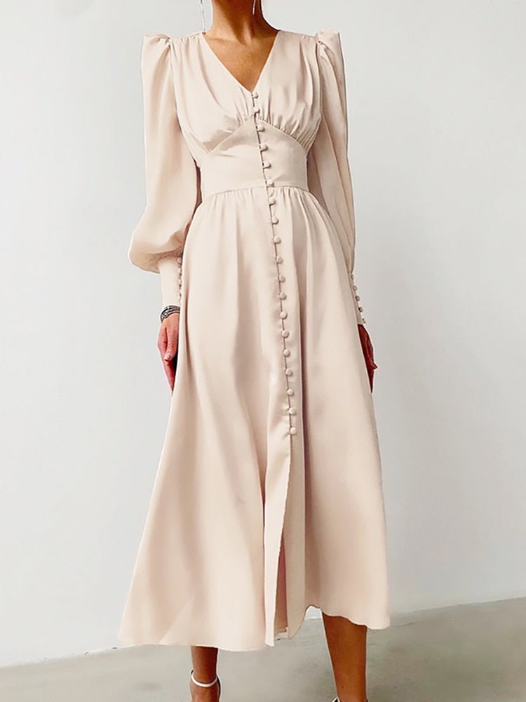Vestido Midi de Festa - Vennanci