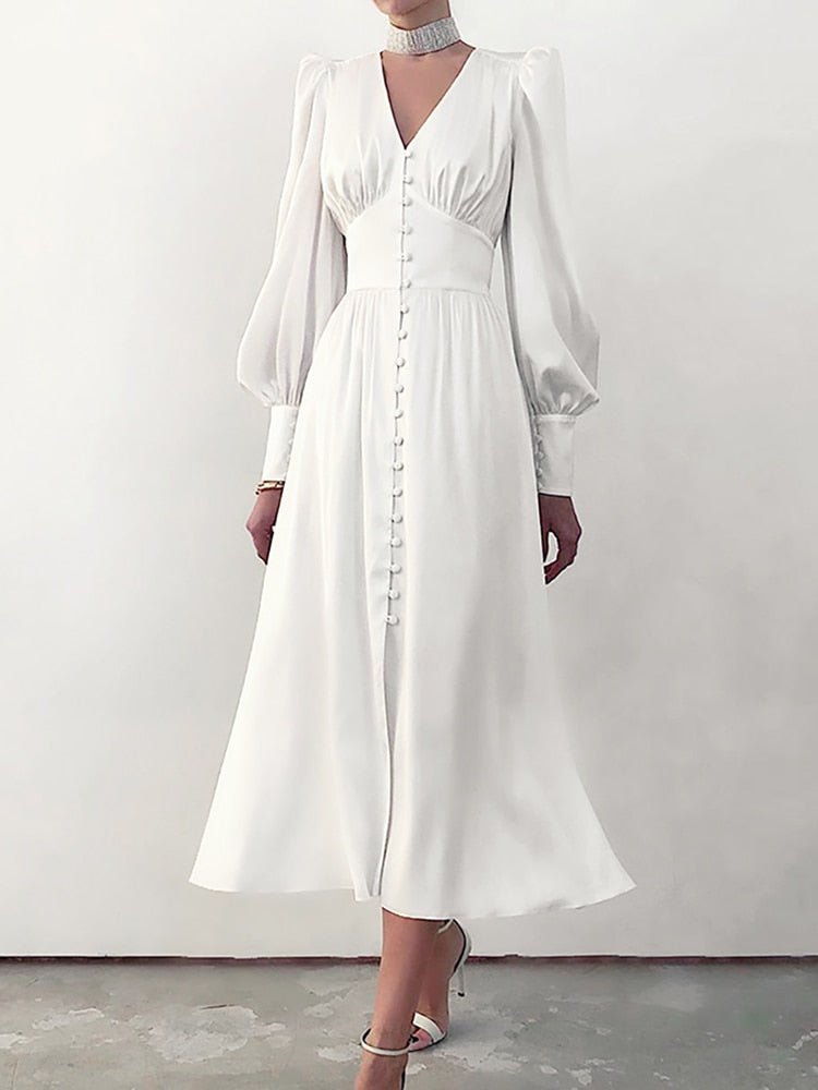 Vestido Midi de Festa - Vennanci