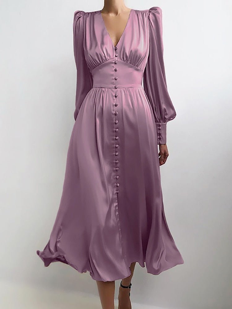Vestido Midi de Festa - Vennanci