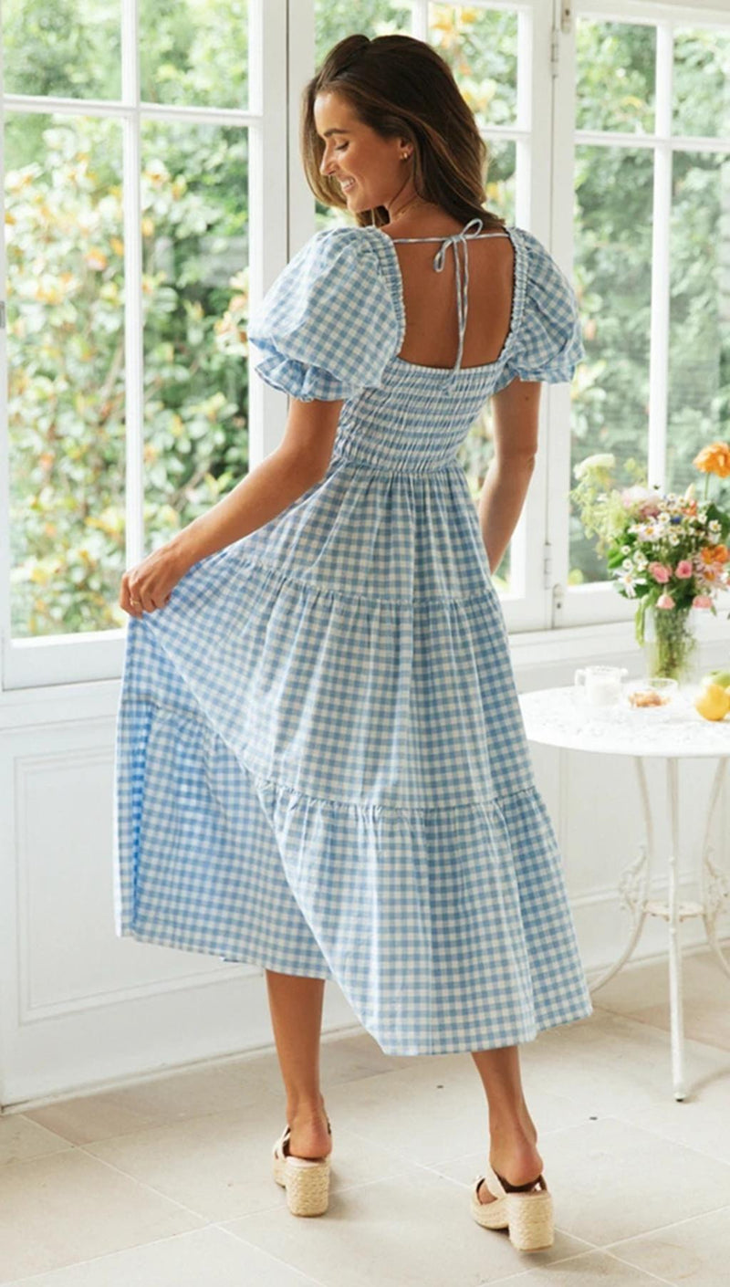Vestido Xadrez Aurélia - Vennanci