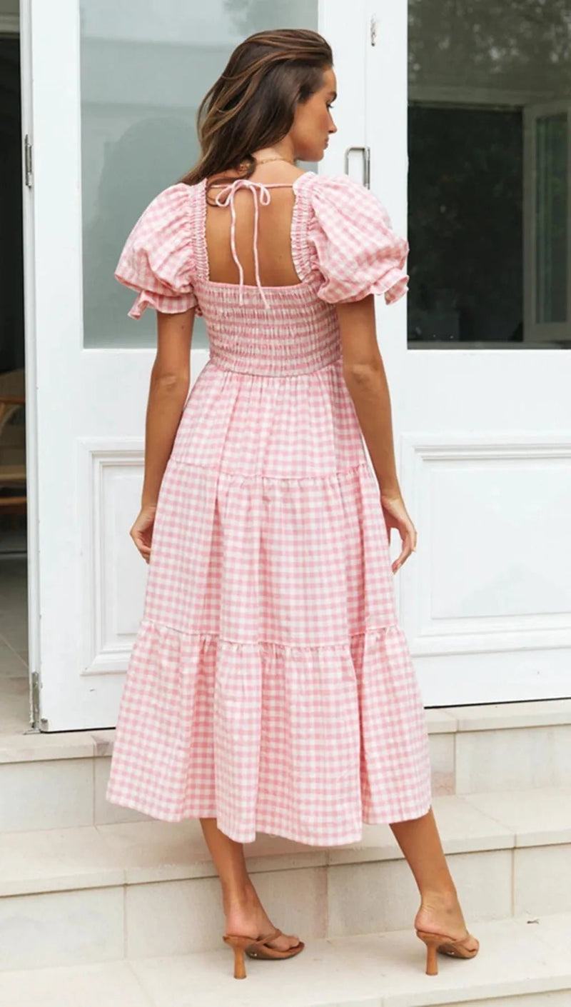 Vestido Xadrez Aurélia - Vennanci