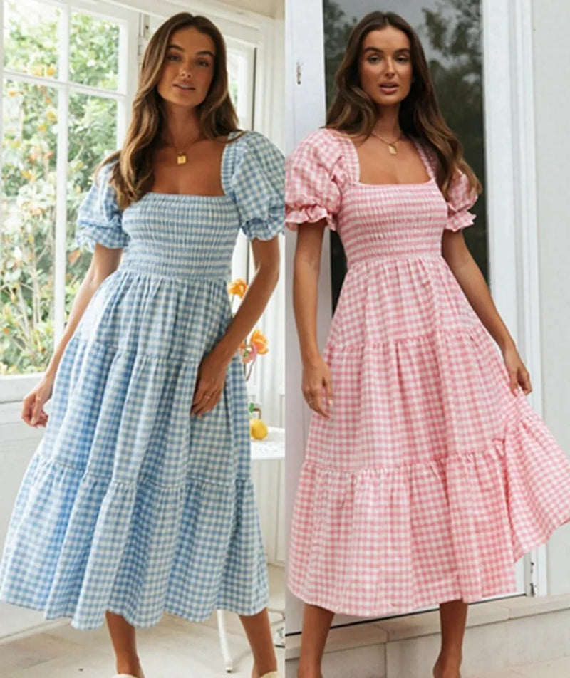 Vestido Xadrez Aurélia - Vennanci